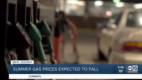 Summer gas prices expected to fall
