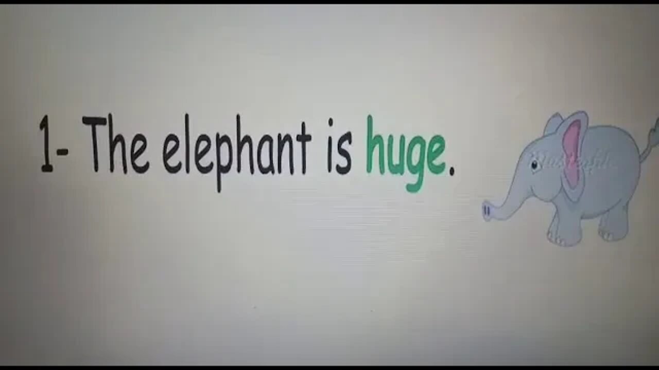 Class I English B Unit 8 Describing Words