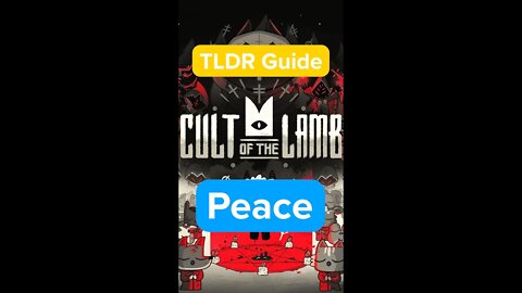 PEACE - Beat Shamura without taking damage - TLDR Guide - Cult of the Lamb