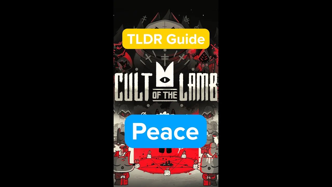 PEACE - Beat Shamura without taking damage - TLDR Guide - Cult of the Lamb