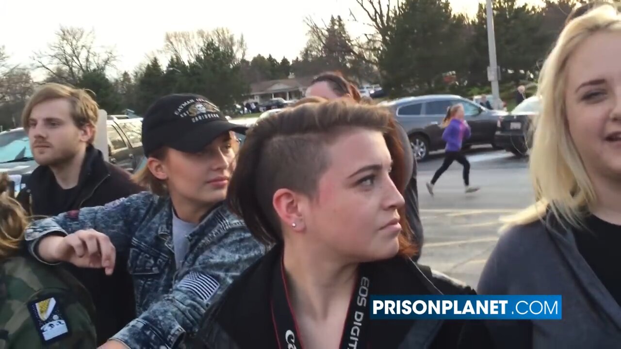 Feminist Triggered By Hillary For Prison Decal - The Alex Jones Channel - 2016