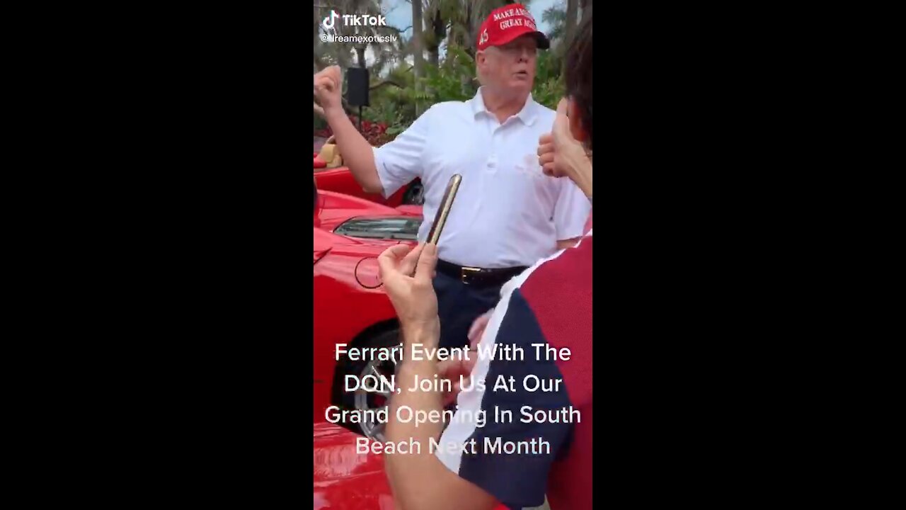 Ferrari event at Mar A Largo