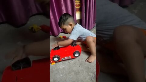 Prathvi Play with a car