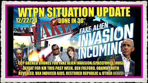 CCP BACKED DRONES, FF ALIEN INV., FULFORD HIGHLIGHTS, OBAMA REVEALED, VAIDS