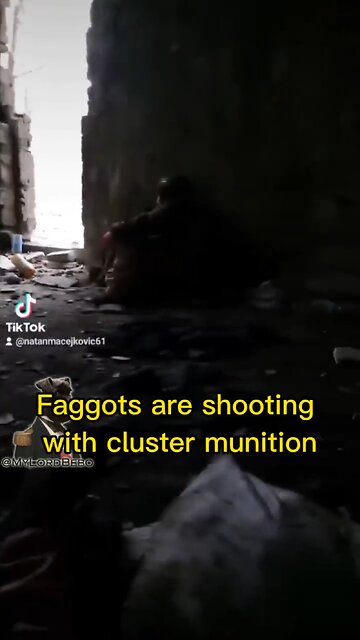 The effects of Russian cluster munitions in Avdeevka