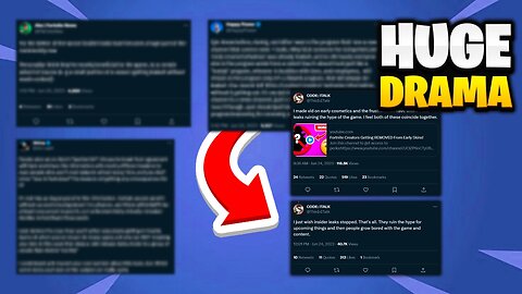 Heated Twitter Exchanges Among Fortnite Creators - What Happened? | Early Cosmetic Program & Leaks