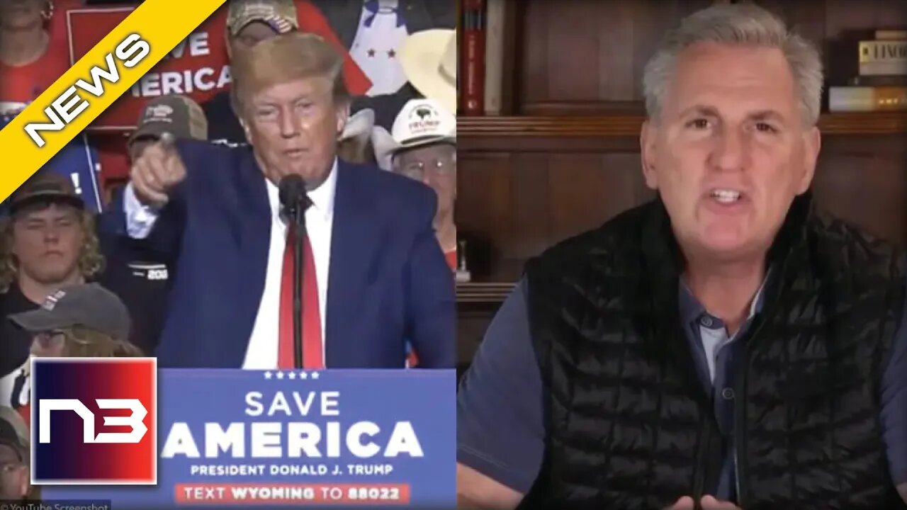 Everybody SAW The Terrible Thing That Happened To Kevin McCarthy At The Trump Rally