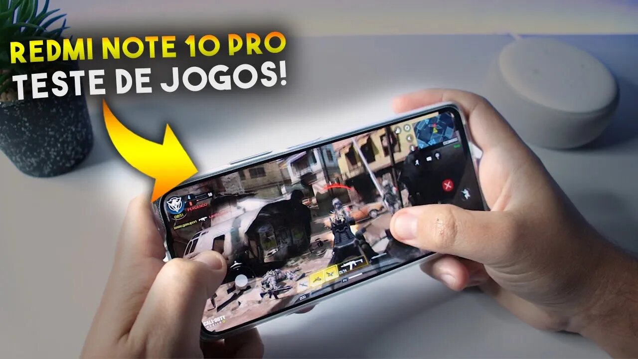 Redmi Note 10 PRO - Teste de JOGOS! COD Mobile, Asphalt 9 e Free Fire será que roda liso?