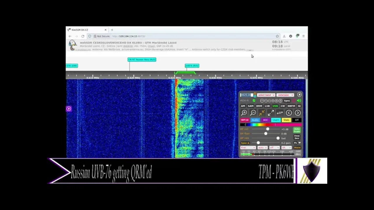 TPM - PK6WBJ - Russian UVB-76 QRM'ed