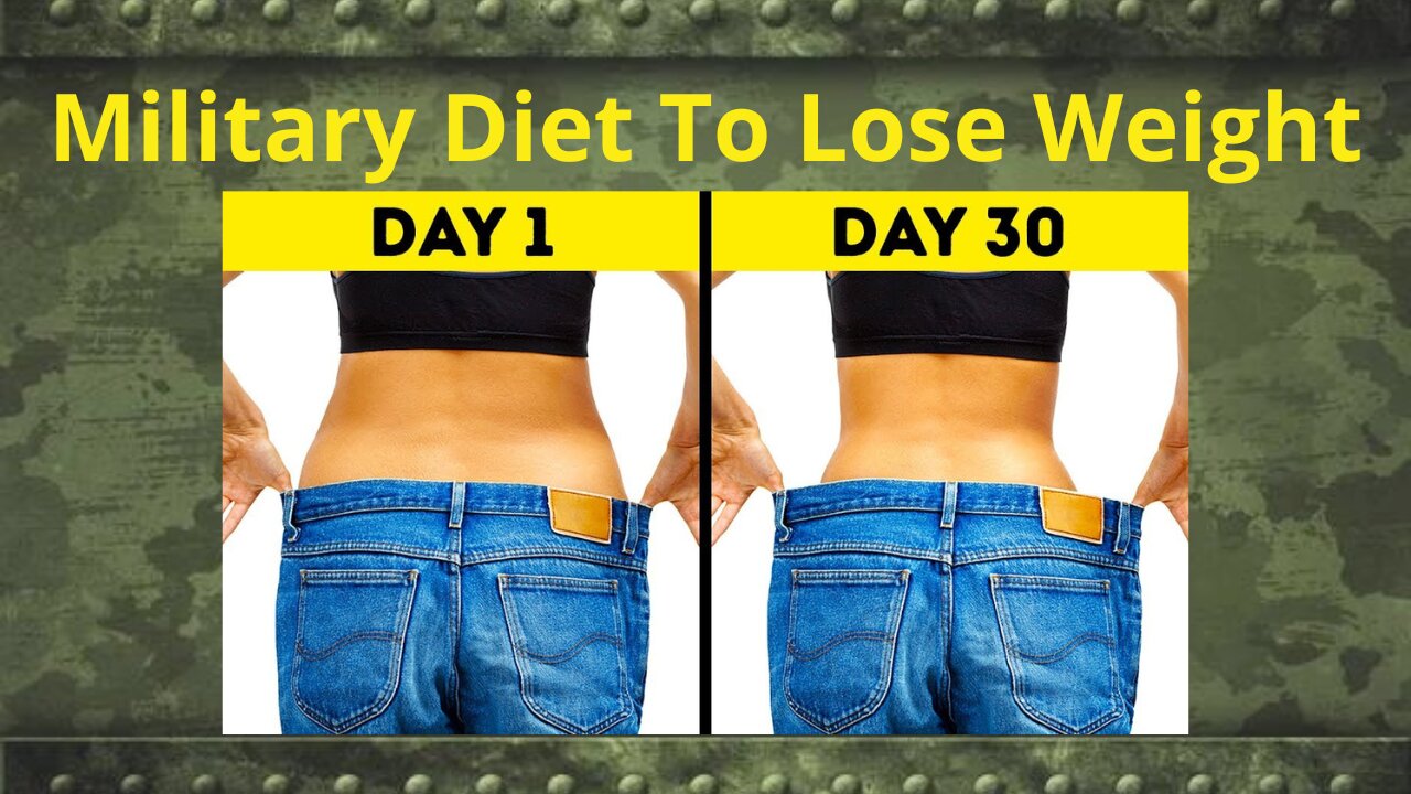 3-Day Military Diet To Lose Weight As Fast As Possible