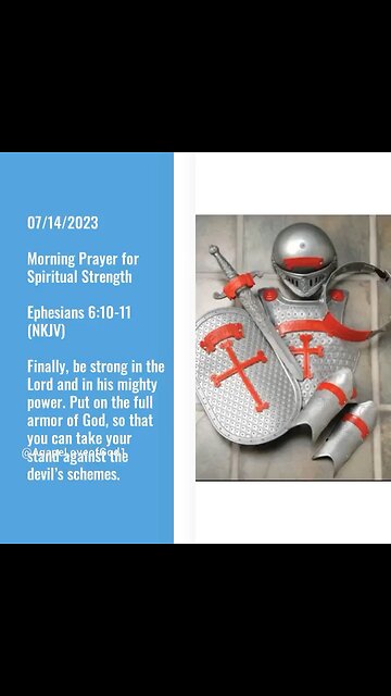 Courageous Warriors: A Morning Prayer for Spiritual Strength #shorts #religion #godslove