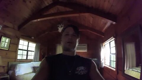 My birthday/our anniversary cabin