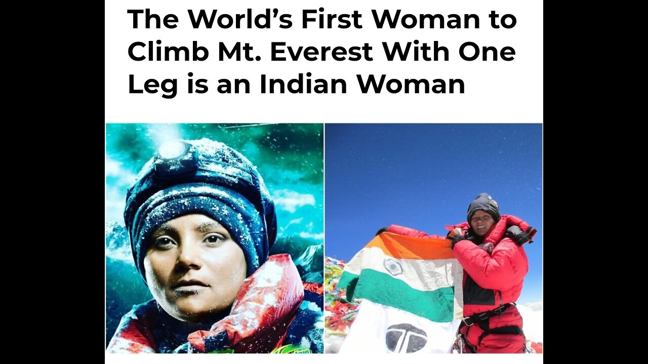 Arunima Sinha#dreaming the impossible##, Arunima summited Mount Everest.