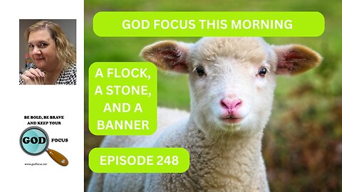 GOD FOCUS THIS MORNING EP 248 A FLOCK, A STONE AND A BANNER