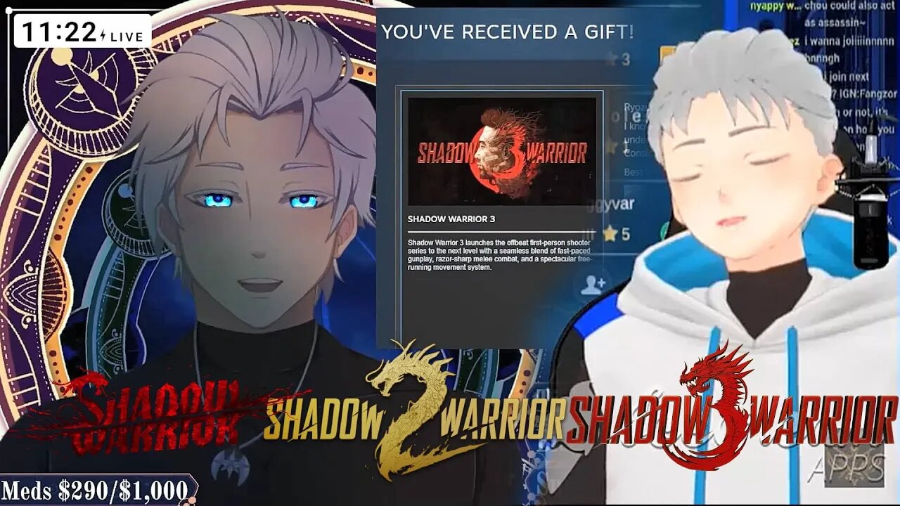 I gifted Ryozen Reed ALL 3 Shadow Warrior games! (His Reaction Compilation)