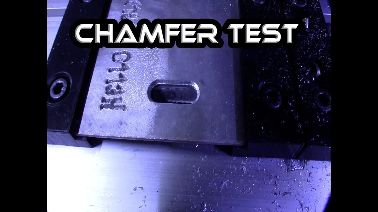 3018 CNC Aluminum Chamfer Test In Fusion 360