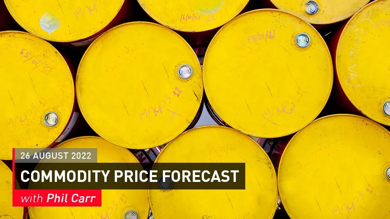 COMMODITY REPORT: Gold, Silver & Crude Oil Price Forecast: 26 August 2022