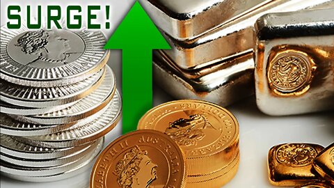 Rush To Safe Havens! Silver SURGES Above $24! Gold Nears $1850!