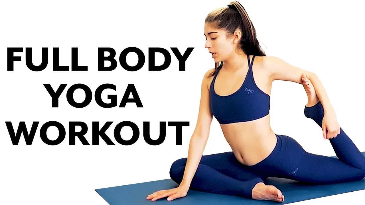 POWER YOGA! Full Body Workout, Vinyasa Flow (Glutes, Legs, Arms & Abs) Burn Calories, Weight Loss