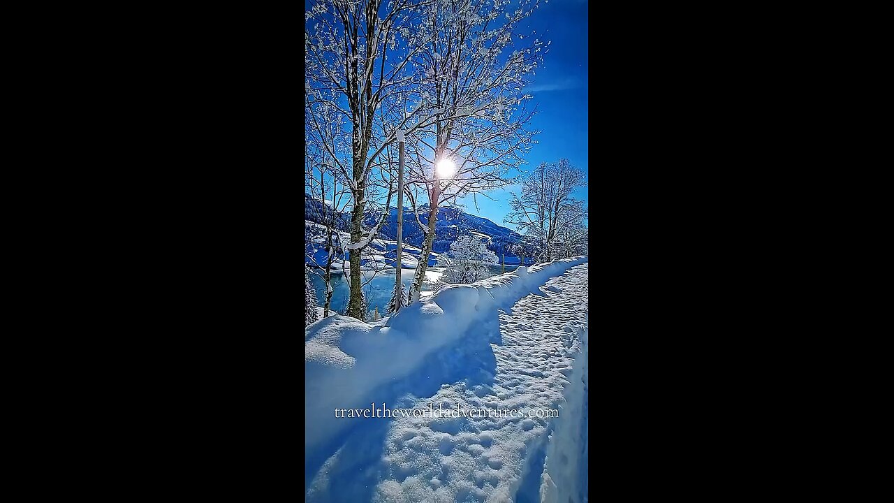 Winter holiday in Switzerland #travel #viral #shorts