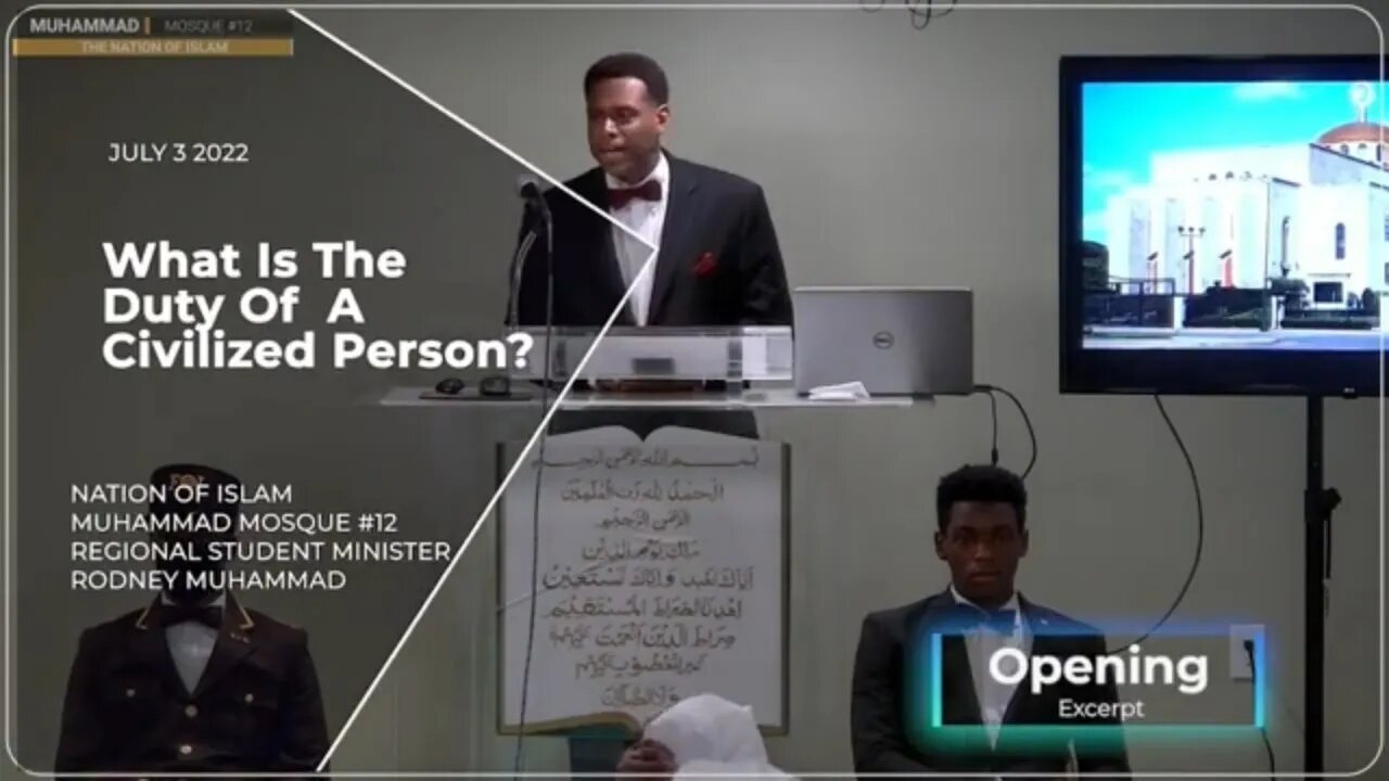 What Is The Duty Of A Civilized Person? Opening