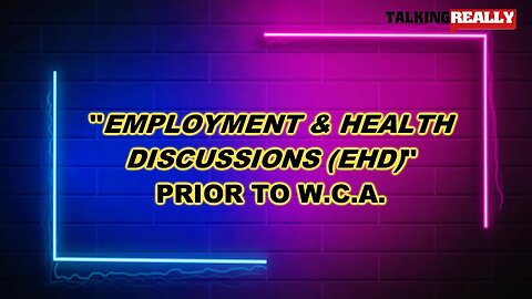 Employment & Health Discussions EHD trials | Talking Really Channel | DWP News