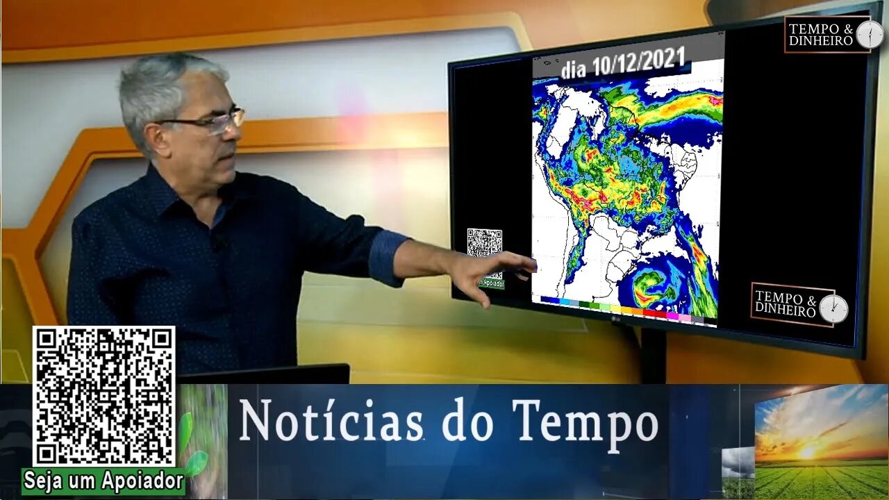 Previsão de estiagem no Sul e chuvas intensas no centro-norte do País.