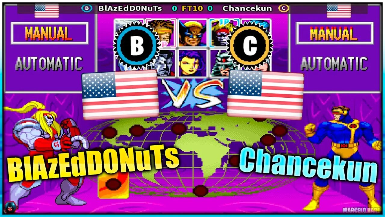 X-Men Children of the Atom (BlAzEdD0NuTs Vs. Chancekun) [U.S.A. Vs. U.S.A.]