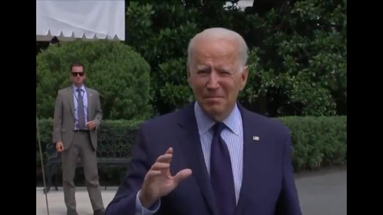 Q:"What's your message to platforms like Facebook?" Sleepy Joe: "They're killing people"