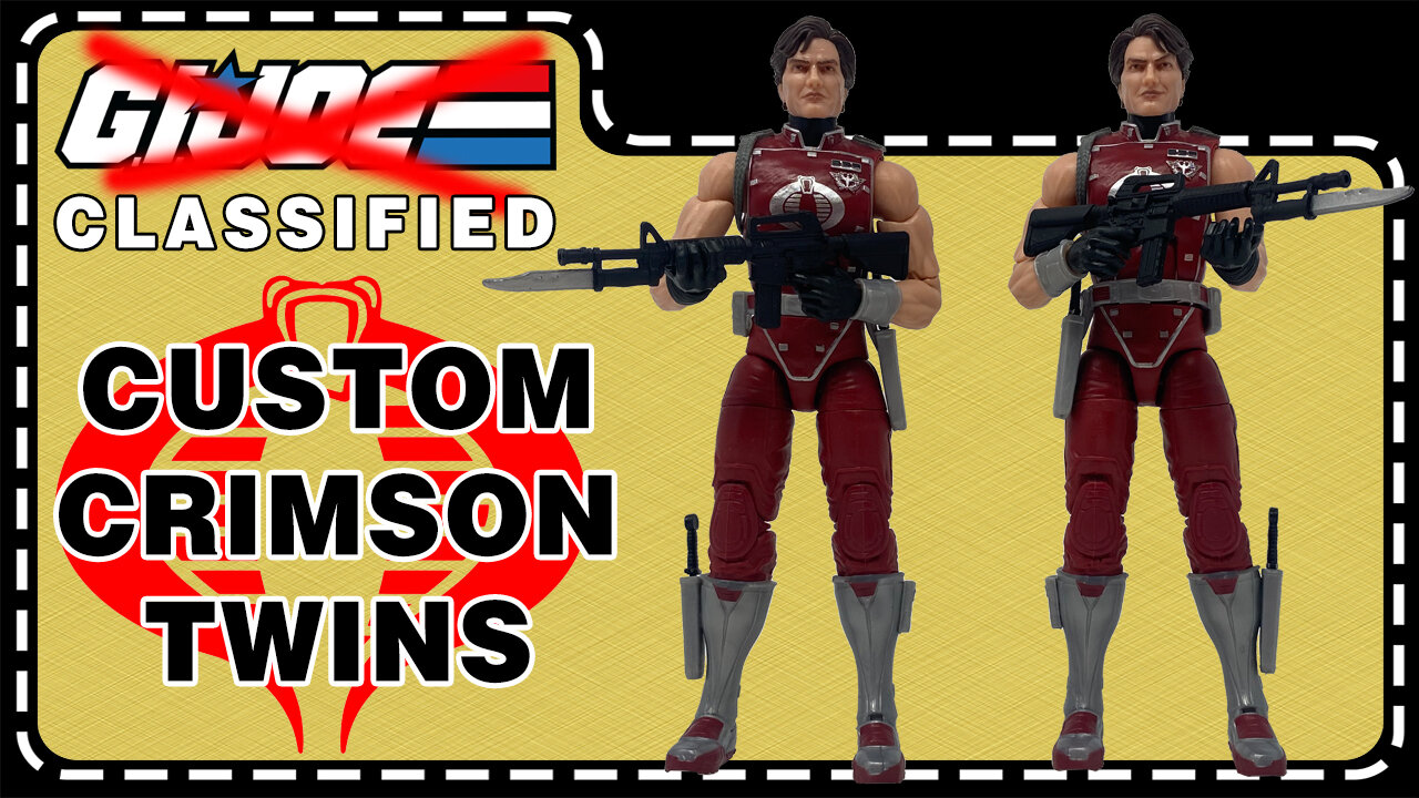 Making a Pair of Custom Crimson Twins - G.I. Joe Classified