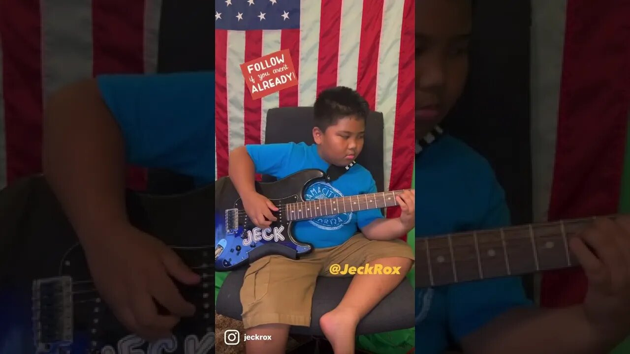 9 yr old Jeck Rox #fingerpicking Beatles Blackbird #guitar #fingerpicker #classicalguitar #jeckrox