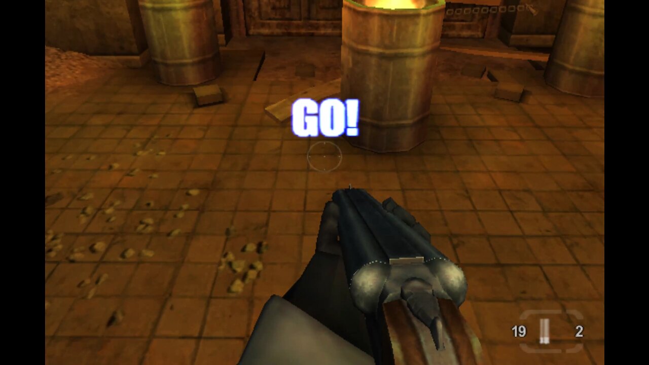 TimeSplitters: Future Perfect (Nintendo Gamecube): Monkey Zombie Shooting Gallery
