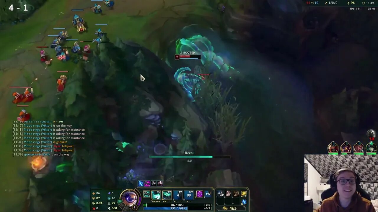 Thebausffs escape enemy trundle with 1 HP