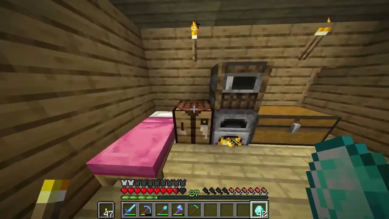 "did you take my diamond pickaxe"