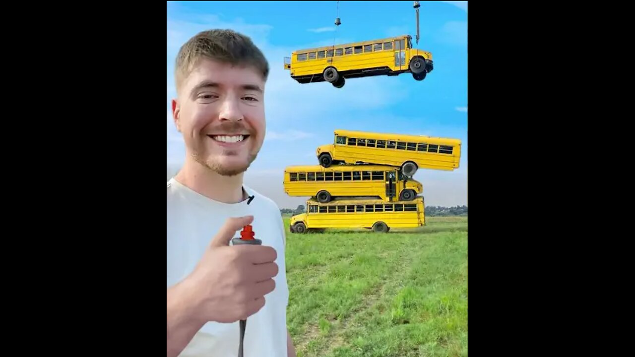 How many busses can you stack on top of each other ?