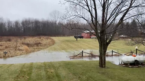 "It's ruined my life." Holly Twp. neighbors blame new development for flooding their properties