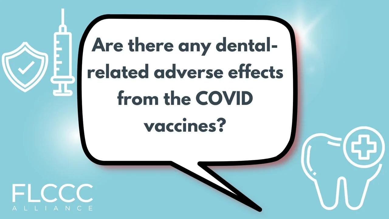 Are there any dental-related adverse effects from the COVID vaccines?