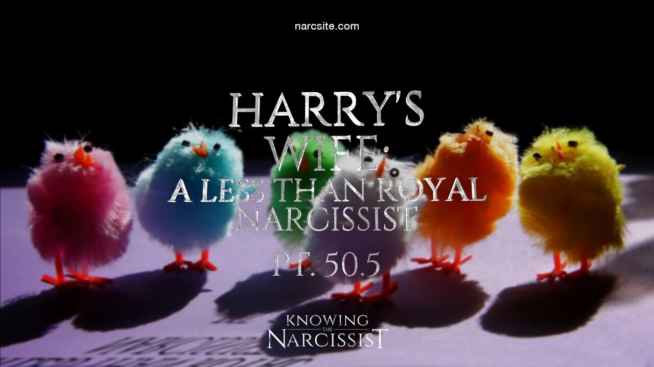 Harry´s Wife : A Less Than Royal Narcissist : Part 50.5