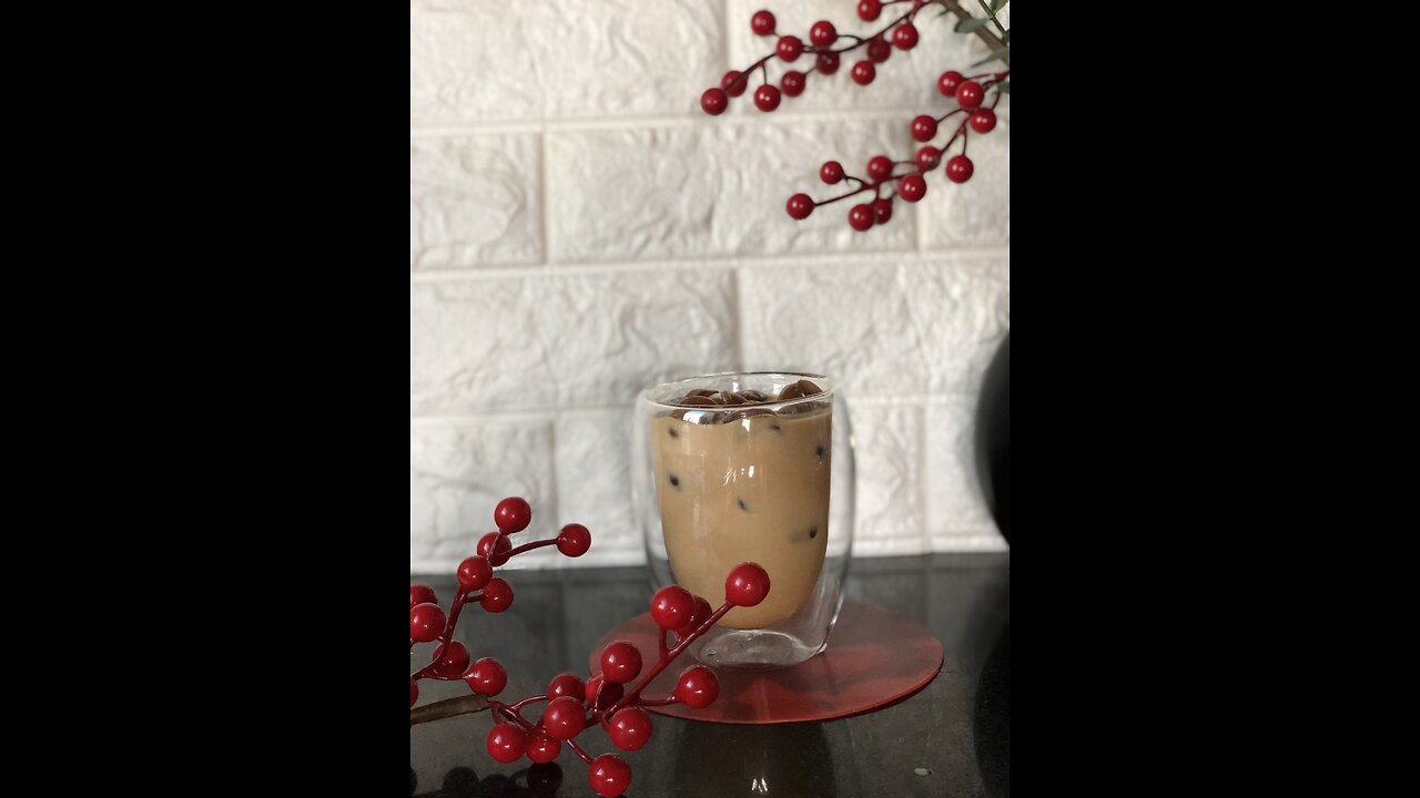 Coffee ball choco shake