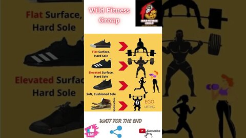 🔥Best shoes for different exercises🔥#shorts🔥#wildfitnessgroup🔥27 April 2022🔥