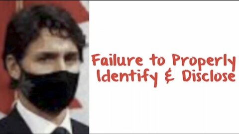 Justin Trudeau's Narcissism is off the scale