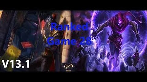 Ranked Game 28 Twisted Fate Vs Malzahar Mid League Of Legends V13.1