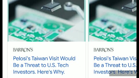 PELOSI INSIDER TRADING IN TAIWAN AT THE COST OF NATIONAL SECURITY