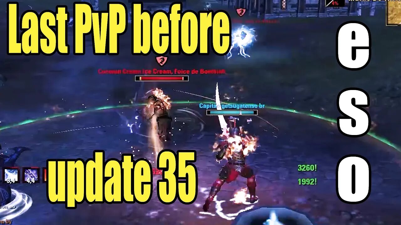 Último PvP antes do update 35 Elder Scrolls Online