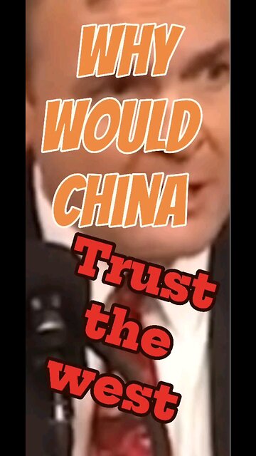 Why would China still trust the west? #bidensamerica #democrat #Republicans