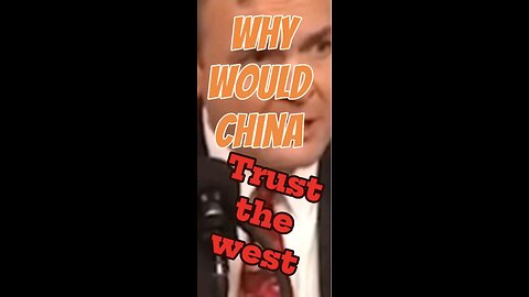 Why would China still trust the west? #bidensamerica #democrat #Republicans