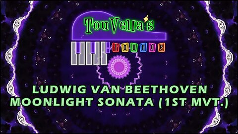 Falling notes on piano. Beethoven Moonlight Sonata 1st Mvt.