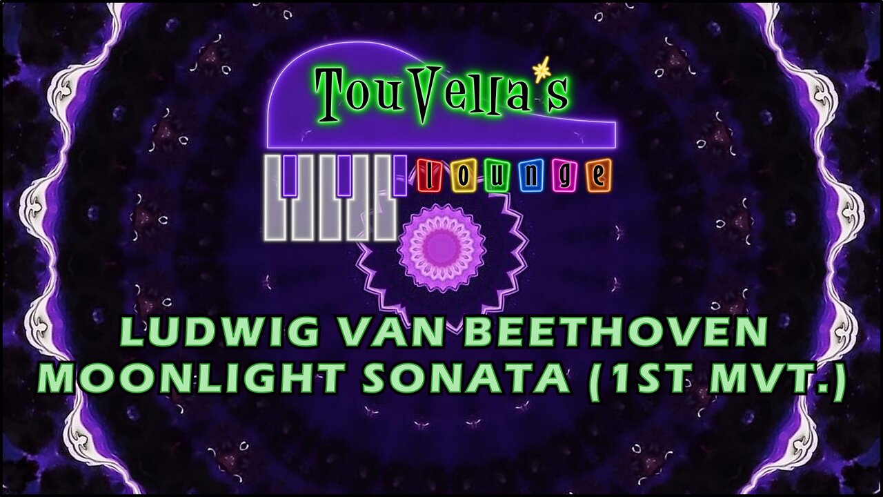 Falling notes on piano. Beethoven Moonlight Sonata 1st Mvt.