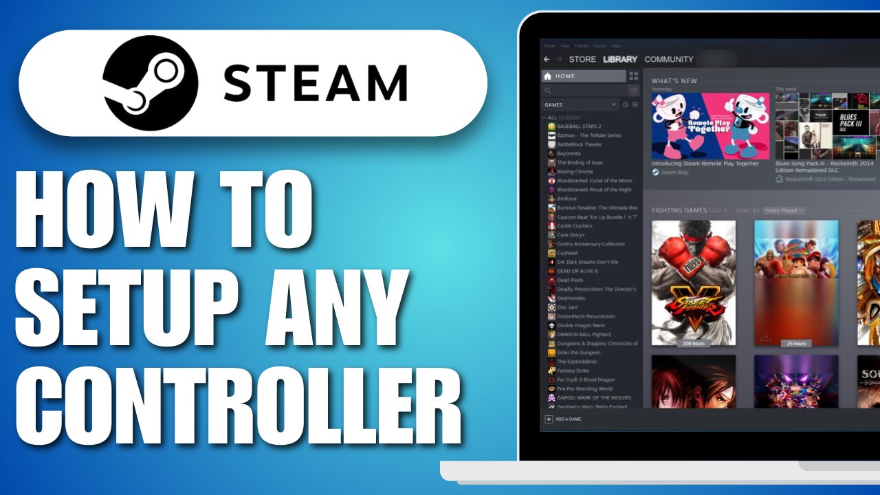 How To Setup Any Controller On Steam