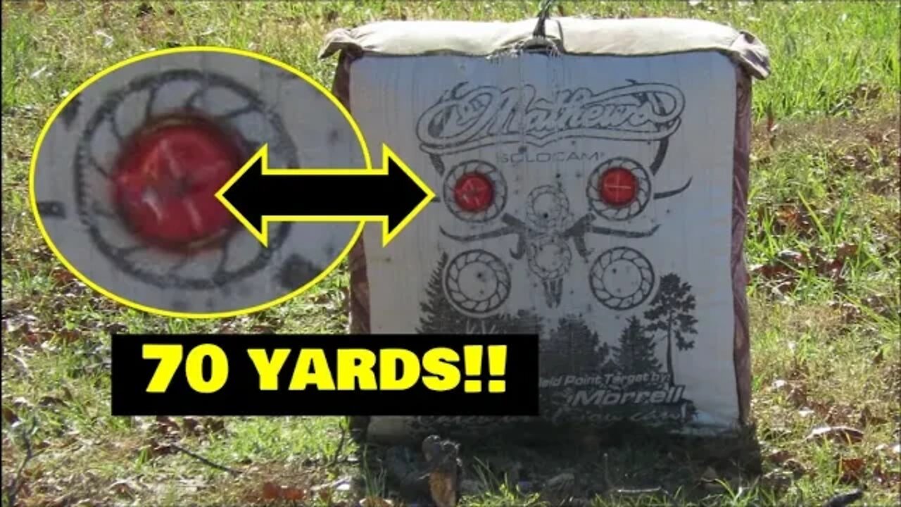 Ravin R20 crossbow @100 yds & 70 yds slow motion arrow flight, Field test